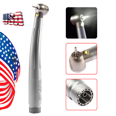 Dental LED E-generator Self-power High Speed turbine Handpiece 3 Spray 2Hole B2