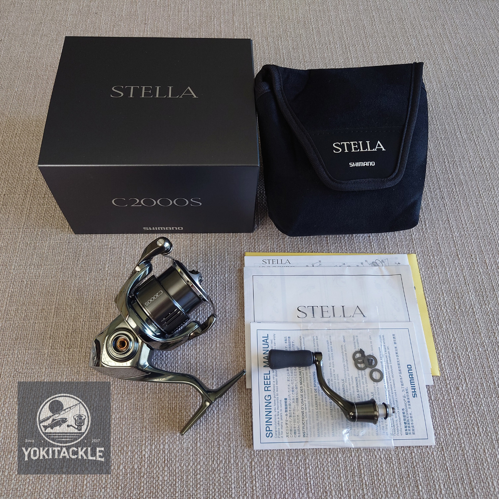 Shimano 22 Stella C2000S Spinning Reel-Watch our Product