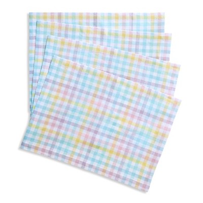 Solino Home Linen Placemats Set of 4100% Pure Linen Multicolor...