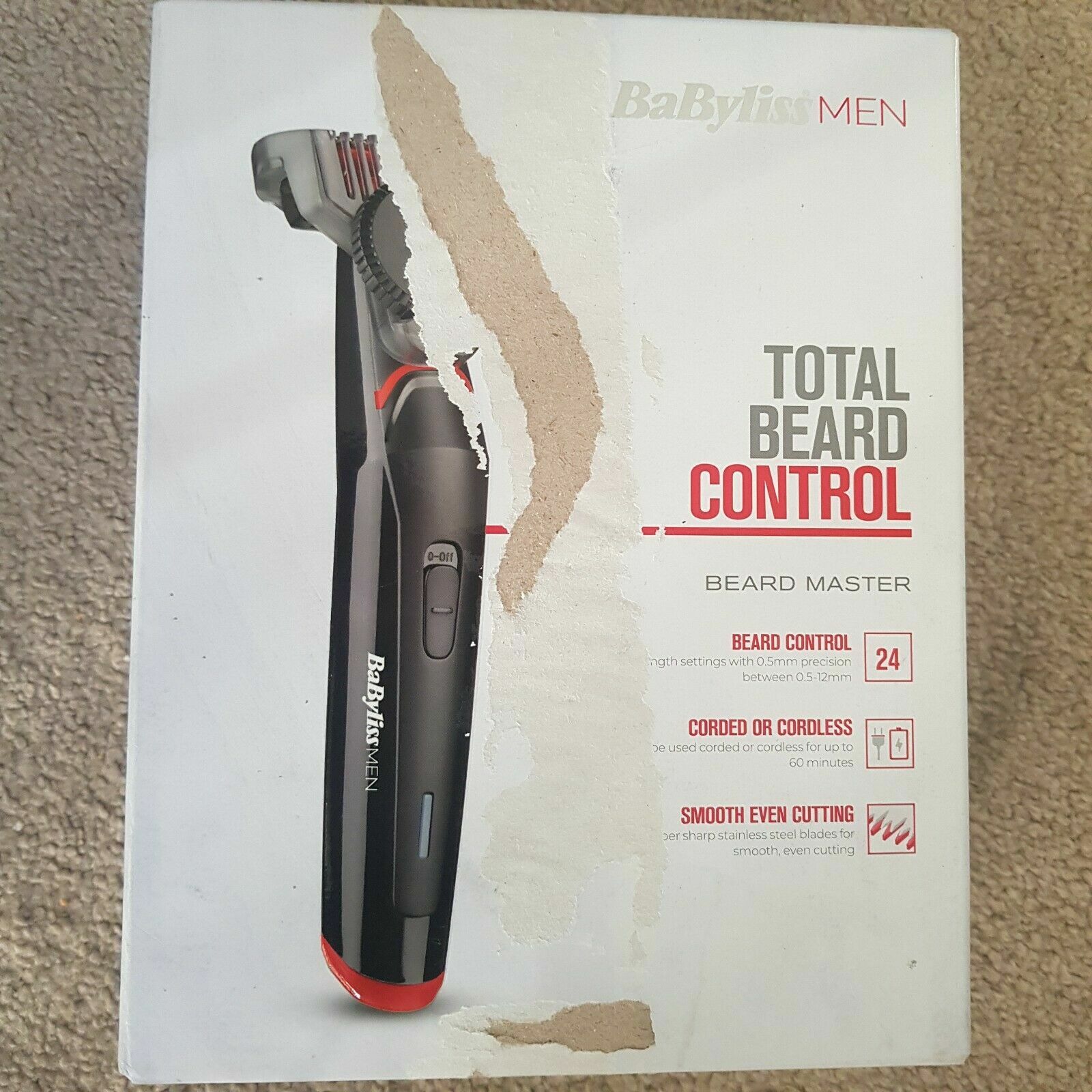 babyliss men total beard control