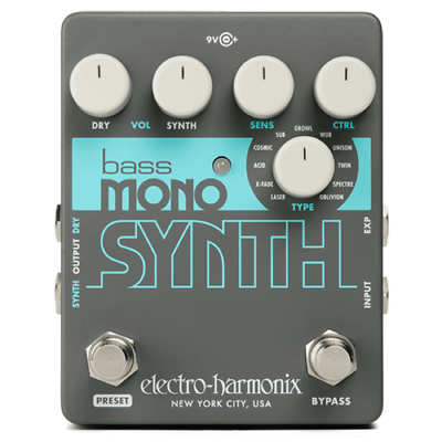 Electro-Harmonix Bass Mono Synth Guitar Pedal