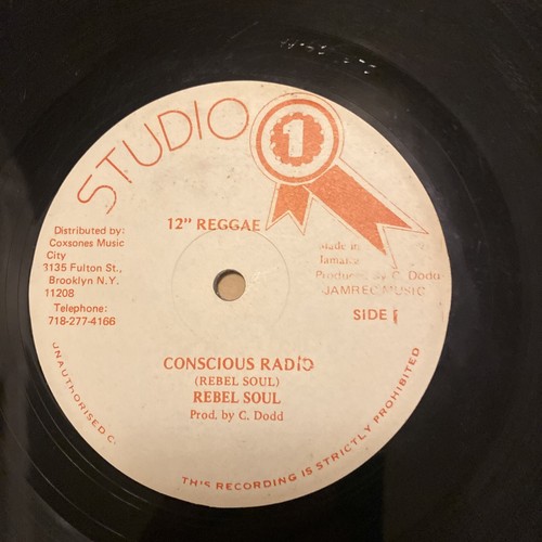 ジャマイカ12” Rebel Soul Conscious Radio NONE Studio One /00250 REBEL SOUL-CONSCIOUS RADIO | eBay