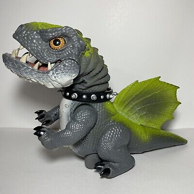 2009 Mattel Prehistoric Pet Cruncher Interactive Dinosaur Robot Toy Talking READ