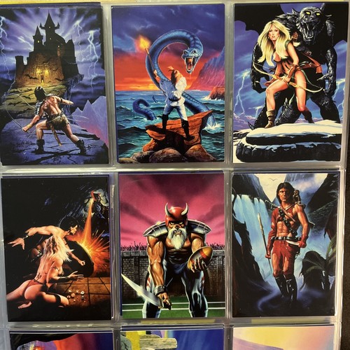 海外製ROWENA FANTASY ART TRADING CARDヴィンテージ ROWENA FANTASY ART TRADING CARDS 1993 - 90 Card Set w/ Box