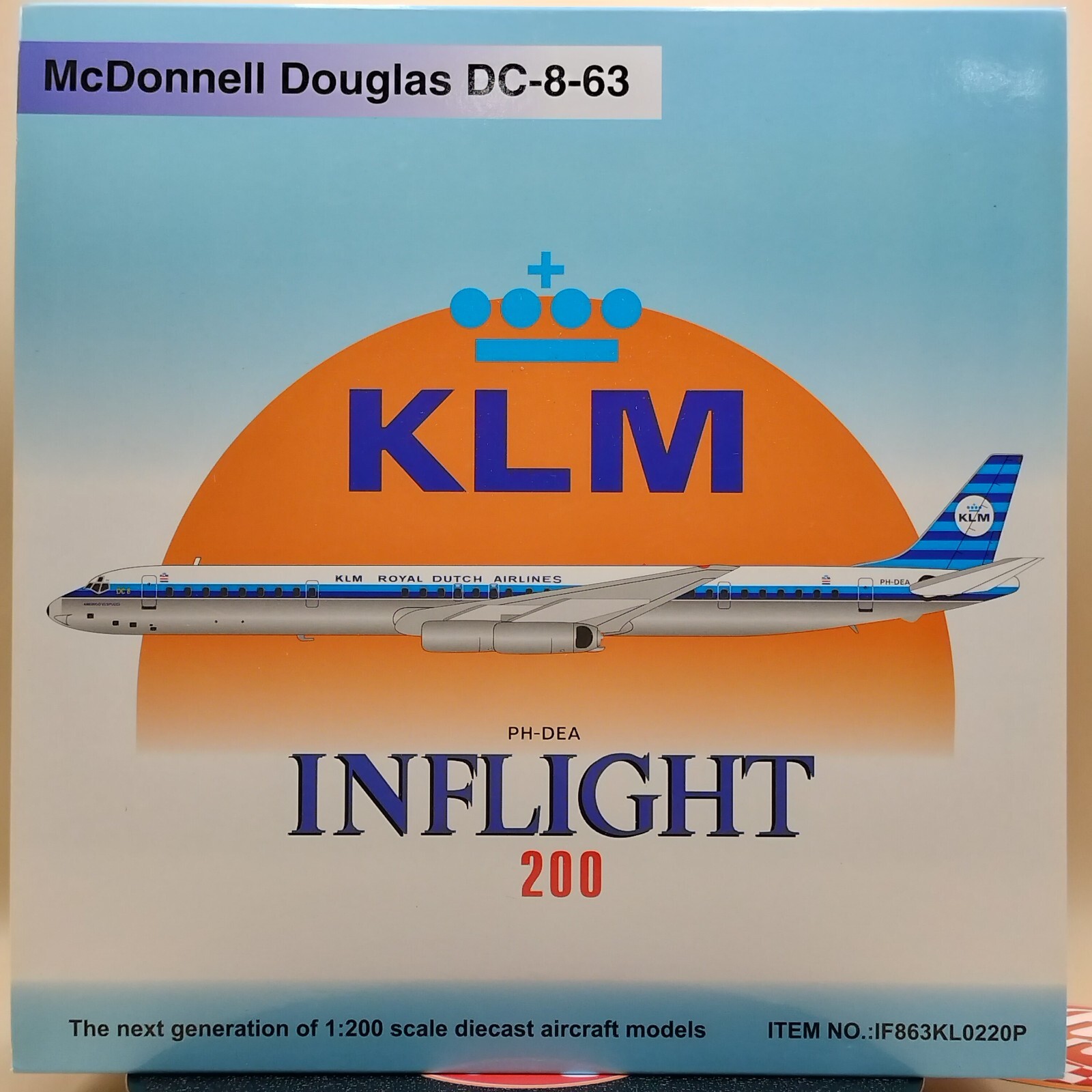 航空機・ヘリコプター KLM McDonnell Douglas DC-8-63 1:200 InFlight 1/200 McDonnell Douglas DC-8-63 KLM PH-DEA