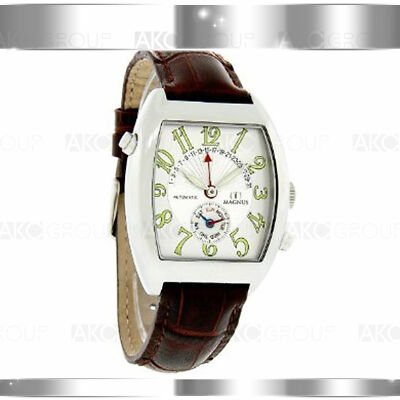 Pre-owned Magnus Monterrey M110msr45 Automatic Stainless Steel Mens Watch