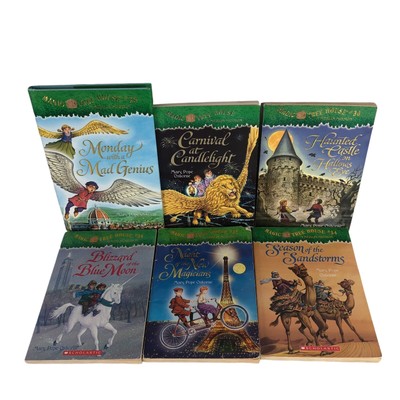 Merlin Mission Haunted Castle, Carnival... Lot of 6 Books 3A