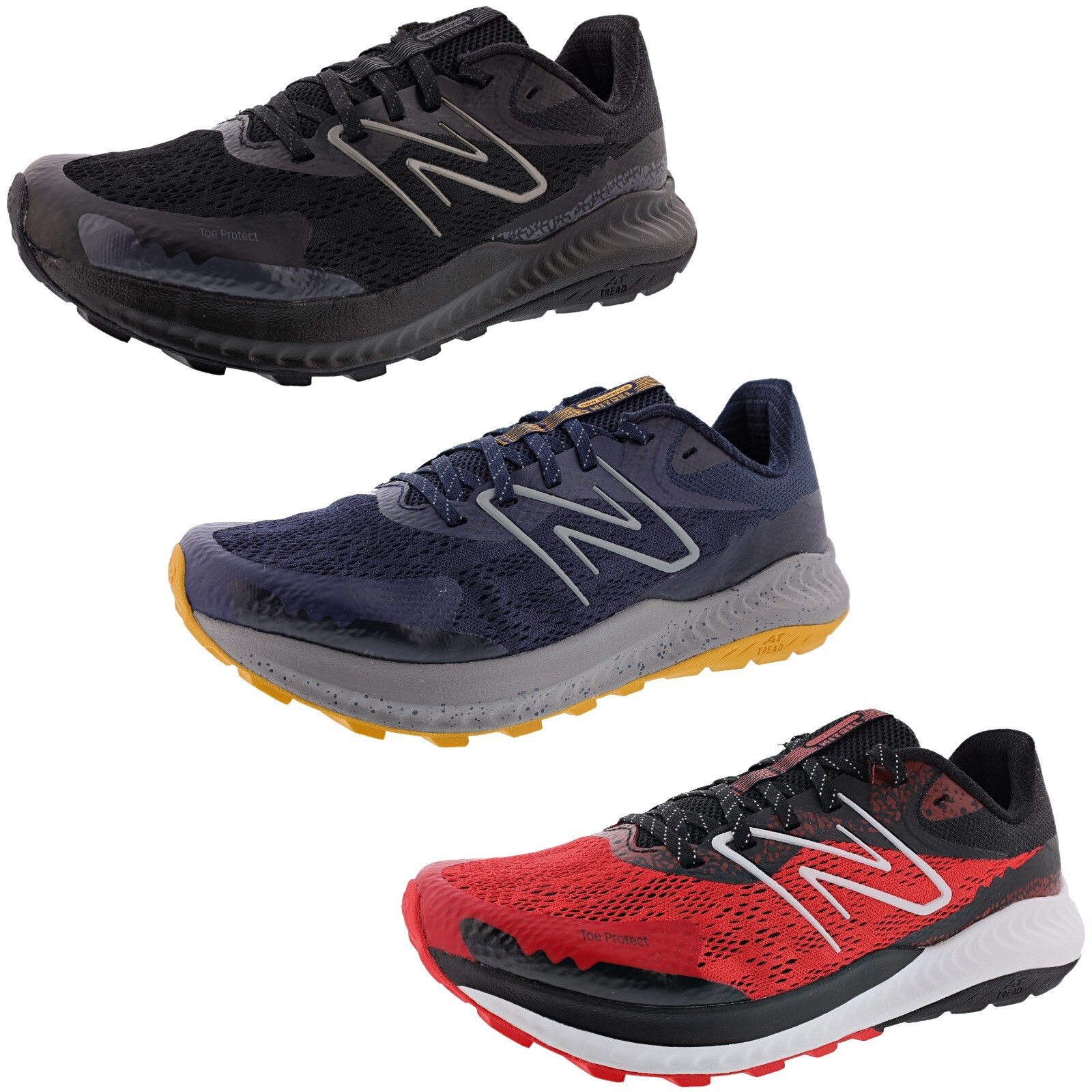 NEW BALANCE MEN'S MTNTR DYNASOFT NITREL V5 4E WIDTH TRAIL RUNNING SHOES