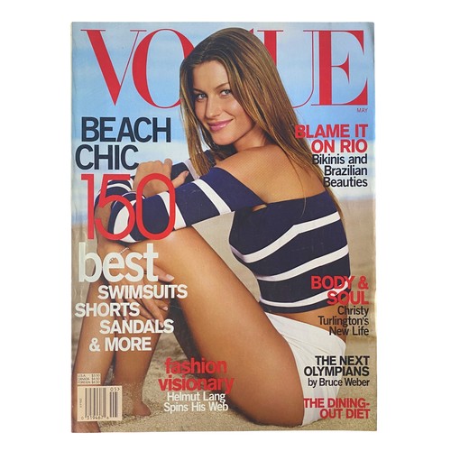 Vogue Magazine May 2000 Gisele Bündchen Cover No Label VG | eBay