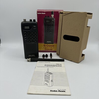 RadioShack PRO-49 10-Channel Direct Entry Programmable Scanner 20-306