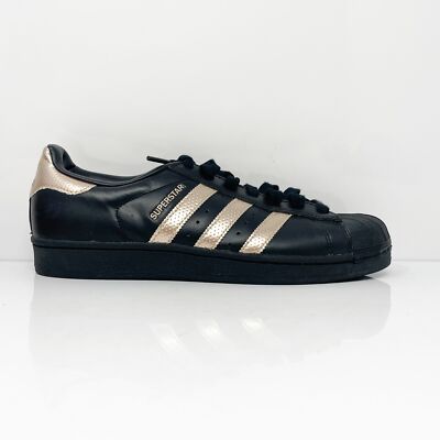 

Adidas Womens Superstar BB1427 Черные повседневные кроссовки Размер 8,5, Черный, Superstar