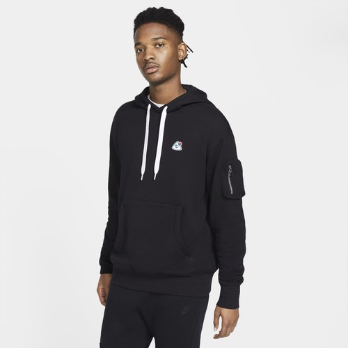 

[DA8737-010] Мужская толстовка Nike Sportswear Airmoji с капюшоном, Черный