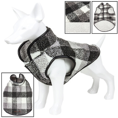 Pet Life 'Black Boxer' Classical Plaided Fashion Designer Pet Dog Coat Jacket