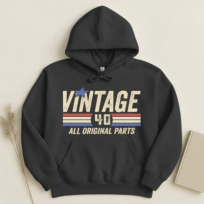 40th Birthday Gifts Men 40th Hoodie Born In 1986 40 Years Old Gift Vintage Style