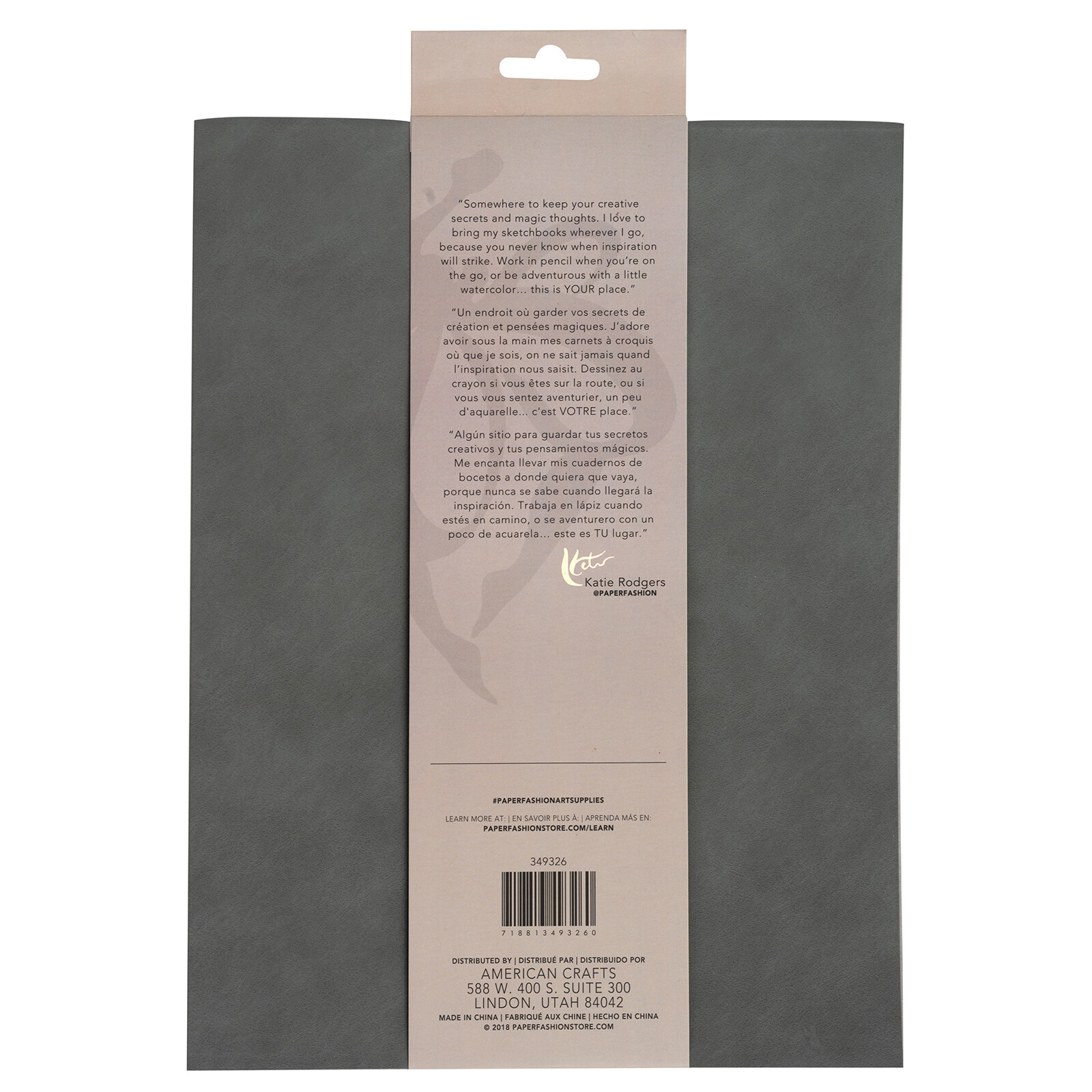 American Crafts 9 X 12 Paper Fashion Grayscale Sketchbook 60 Sheet Pack Ebay