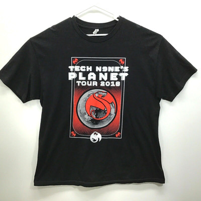 Tech N9ne Planet Tour 2018 Rap T-Shirt Men's Size XL Retro Vintage 2000s Alstyle