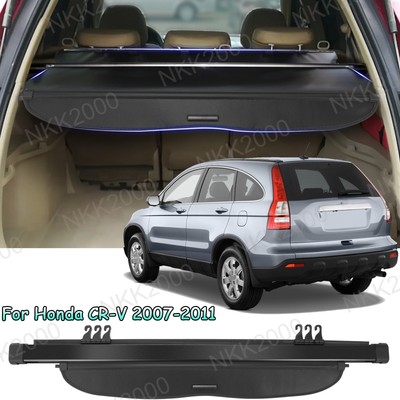 Car Retractable Cargo Cover Fit for Honda CRV 2007-2011 Black