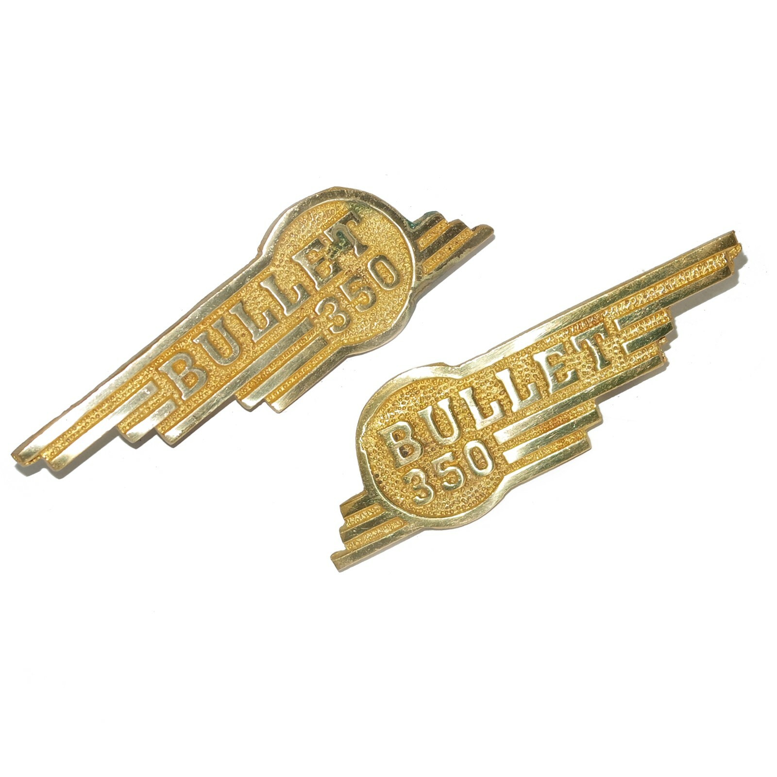 Fits Royal Enfield  350cc Bullet 350 Tool Box Badge Emblem Brass 