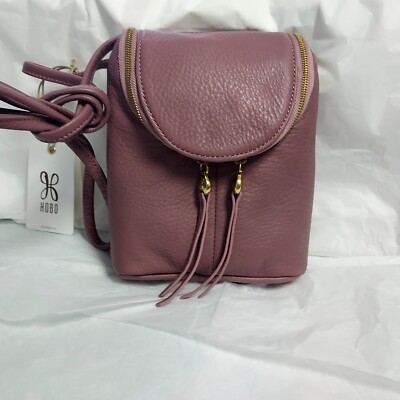 Hobo Brand Fern Mauve Leather Crossbody Bag