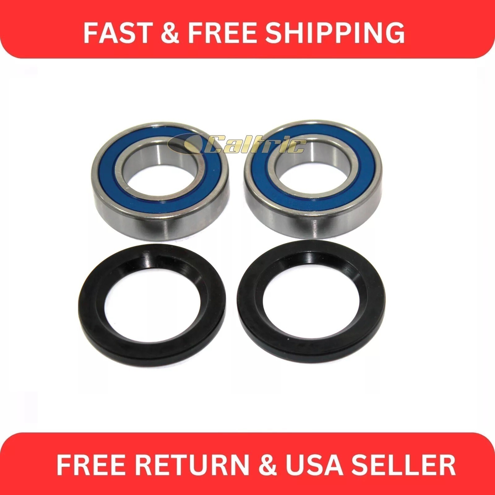 Front Wheel Ball Bearings Seals Kit for Kawasaki ZX-6R Ninja