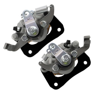 Rear Left Right Brake Calipers + Pads For Kawasaki  Mule PRO-FX KAF820 2016-2023