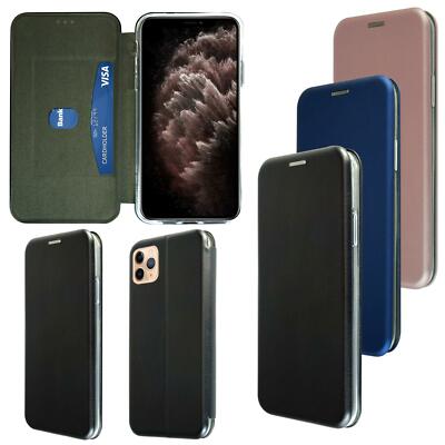 Coque Portefeuille Pour IPhone 11 Pro - Étui Cuir PU Avec Compartiment Carte, Côté Ouverture