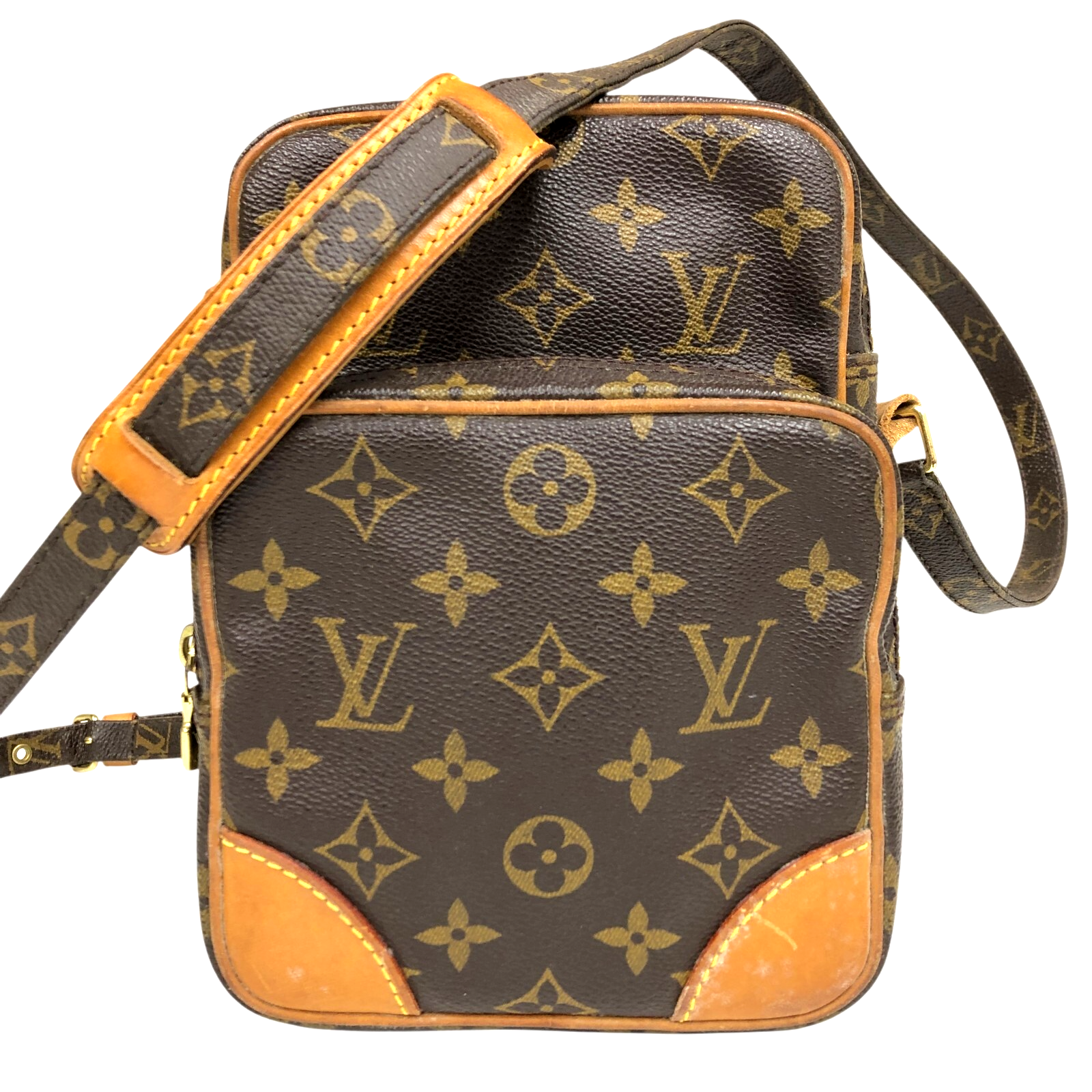 Auth Louis Vuitton Amazone Shoulder Bag Monogram Crossbody