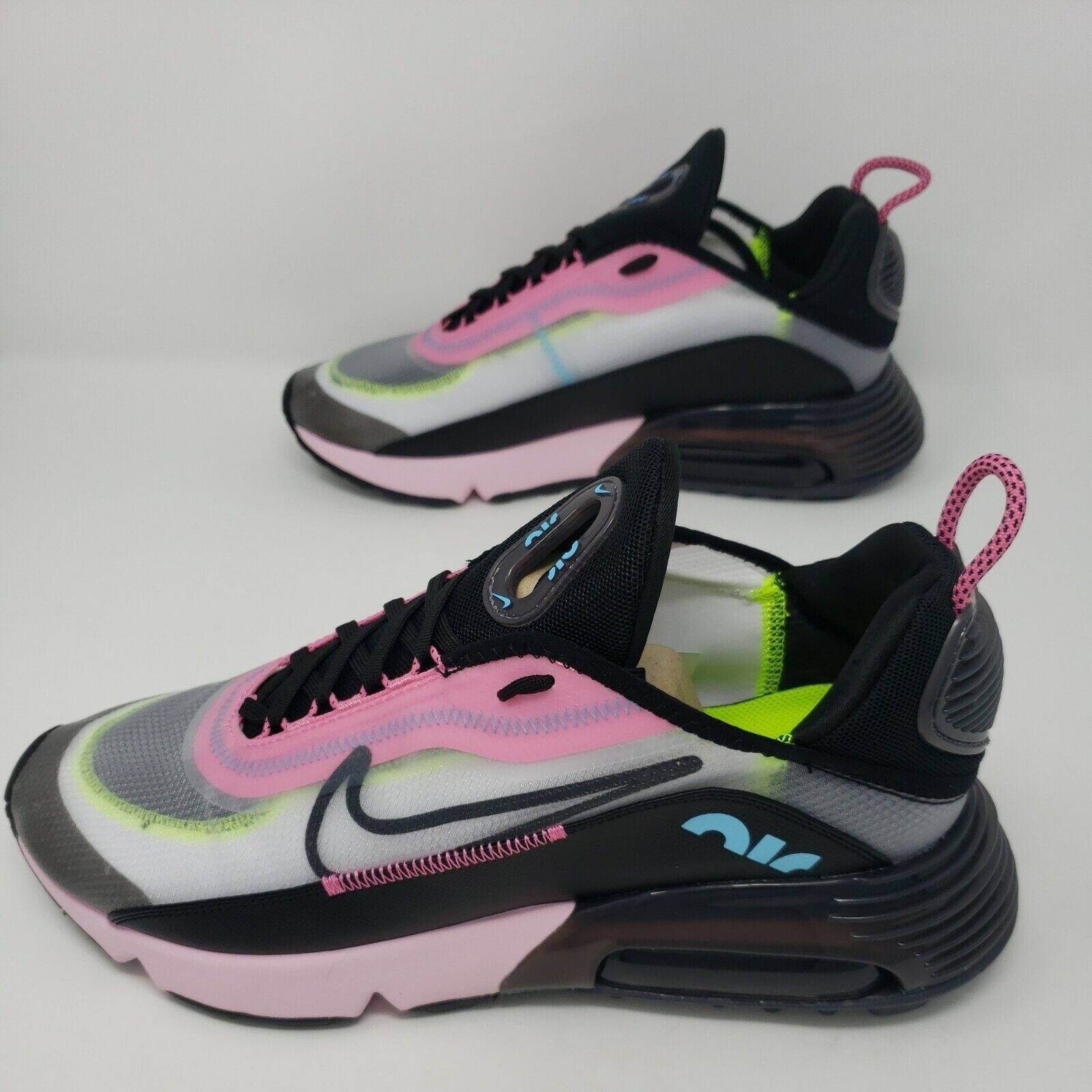nike air max 2090 white black pink foam