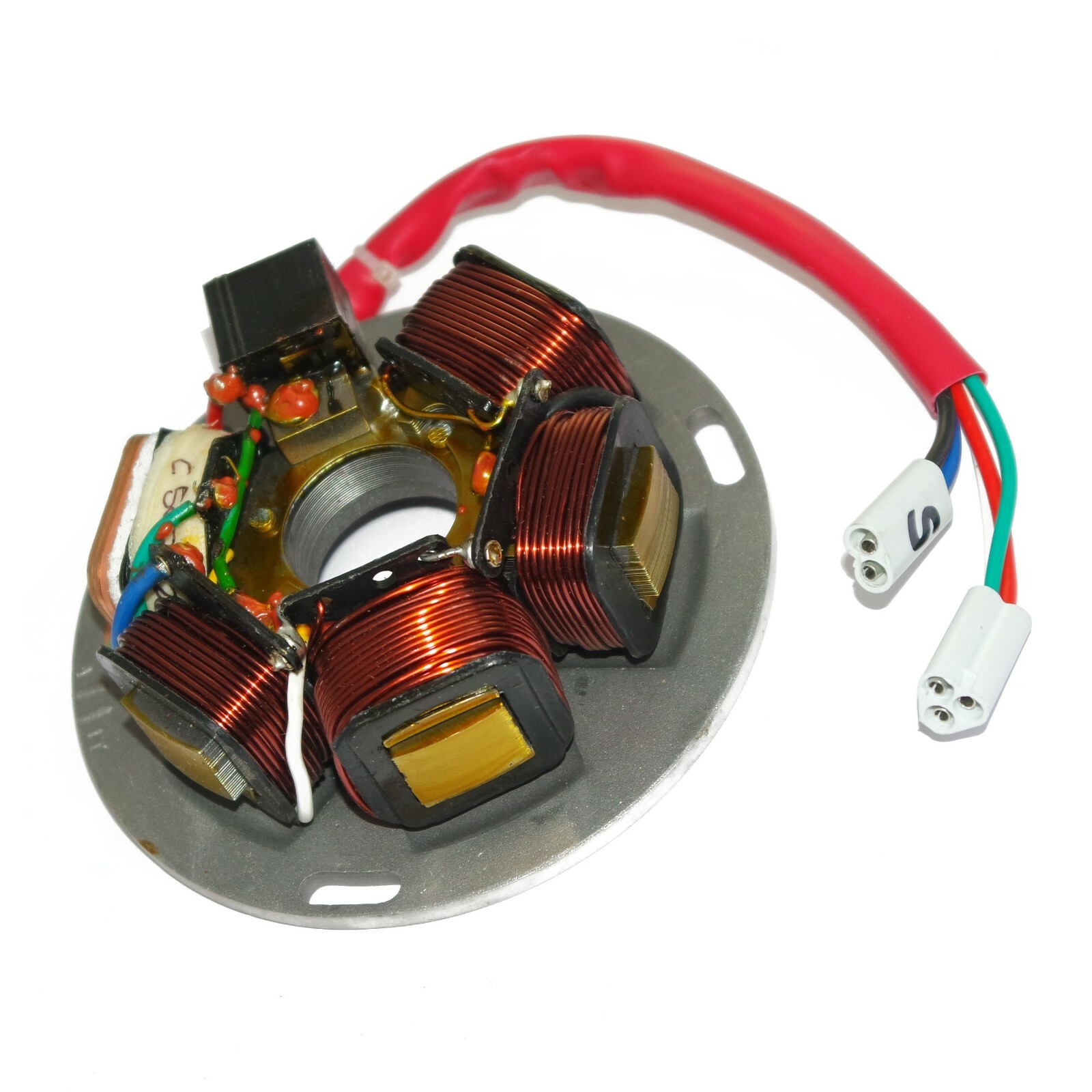VESPA 12V PX LML T5 125 Stella Ignition Stator Plate Assey 12V 120W 5 wire 