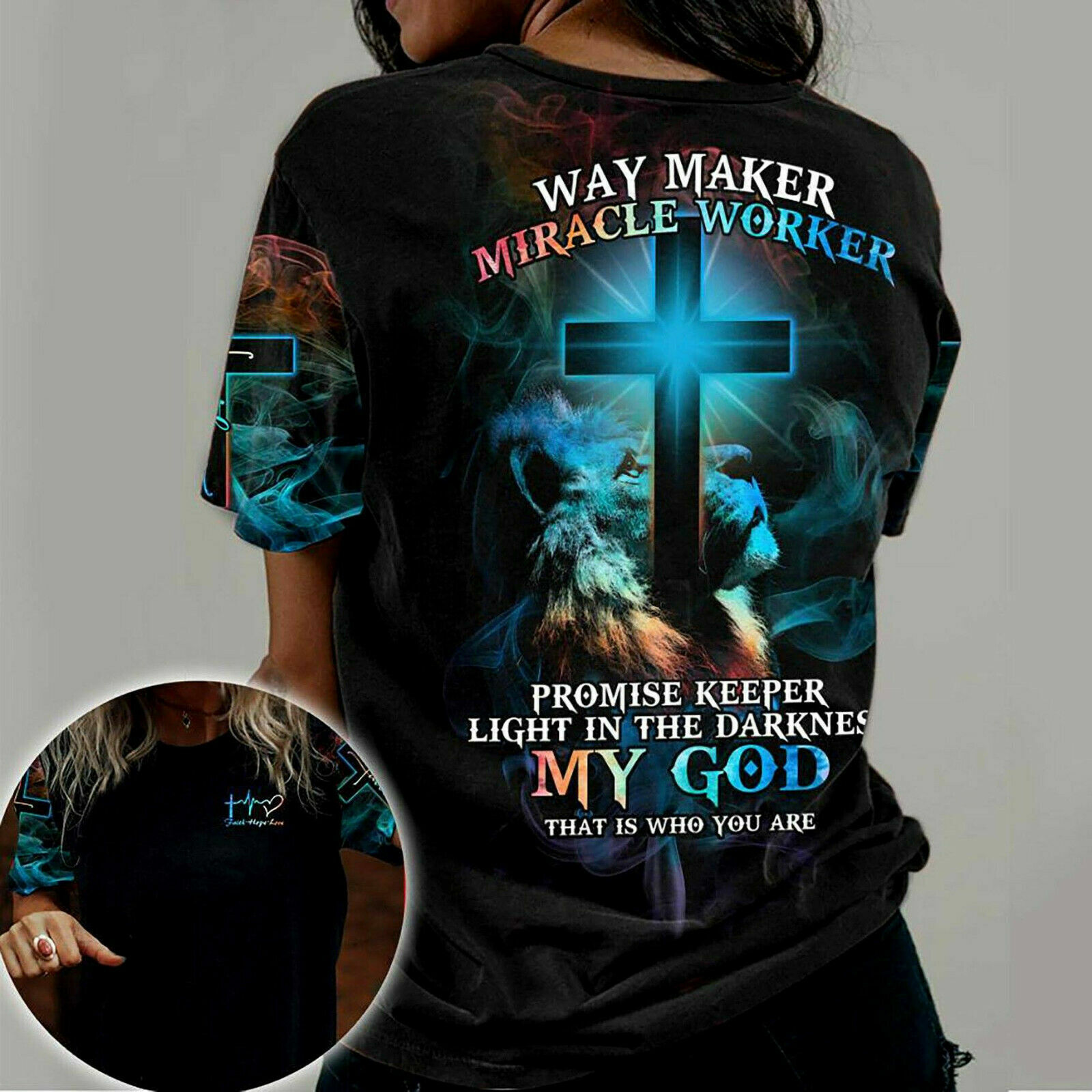 Waymaker Miracle Worker Promise Keeper Light In The Darkness T-Shirt Waymaker Miracle Worker Promise Keeper Light In The Darkness T-Shirt