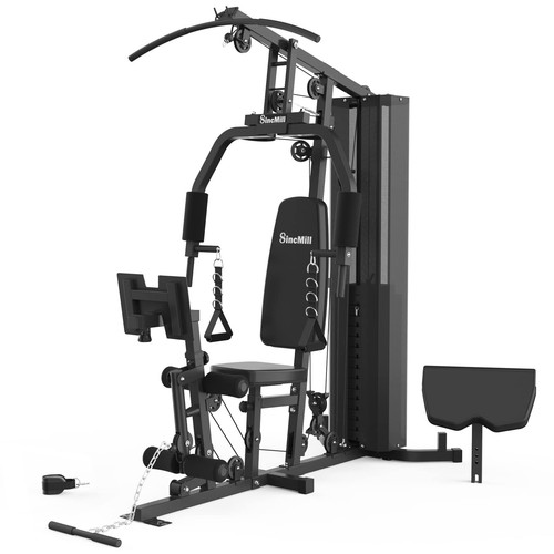 Full Body Home Gym System Exercise Equipment Weight Workout 