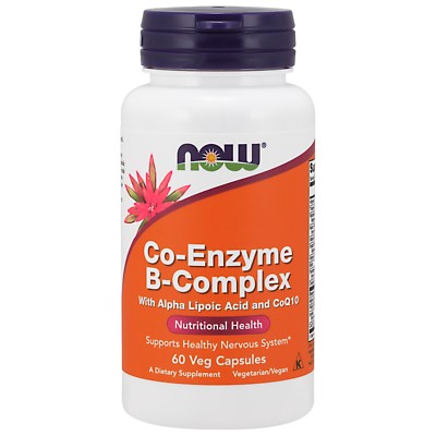 NOW Foods Co-Enzyme B-Complex, 60 Veg Capsules