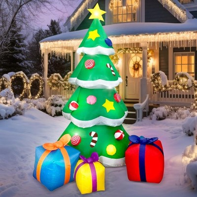 Joiedomi Christmas Inflatables Tree Outdoor Decoration, Giant ...