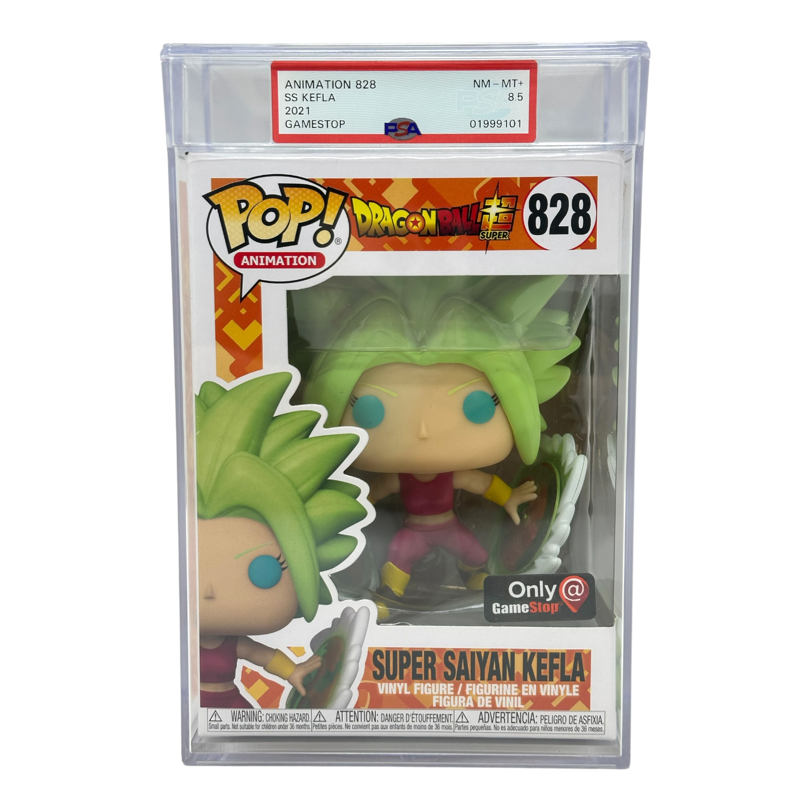 PSA 8.5 Funko Pop! Super Saiyan Kefla #828 - Dragon Ball Z | eBay