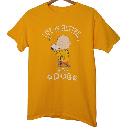 yellow snoopy shirt