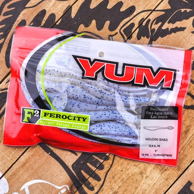 Yum Baits YDG537 Dinger Bubble Gum 5/" FW Soft Plastic Fishing Lure