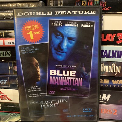 Blue Manhattan 1970 and Brother From Another Planet 1984 DVD Double Feature Nice