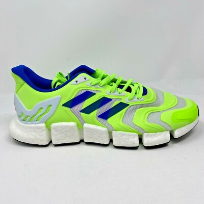 Adidas ClimaCool Vento Running Shoes White Volt Green Boost FX4731 Men's Size 12