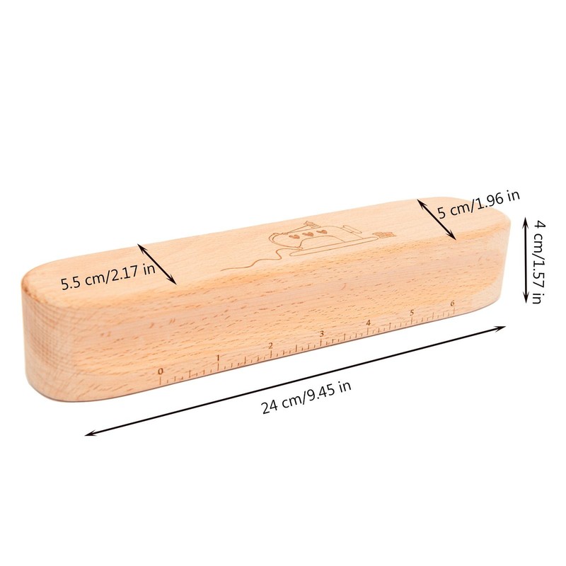 Hard Wood Tailors Clapper with Wooden Point Turner Ironing Mat for Steam Iron