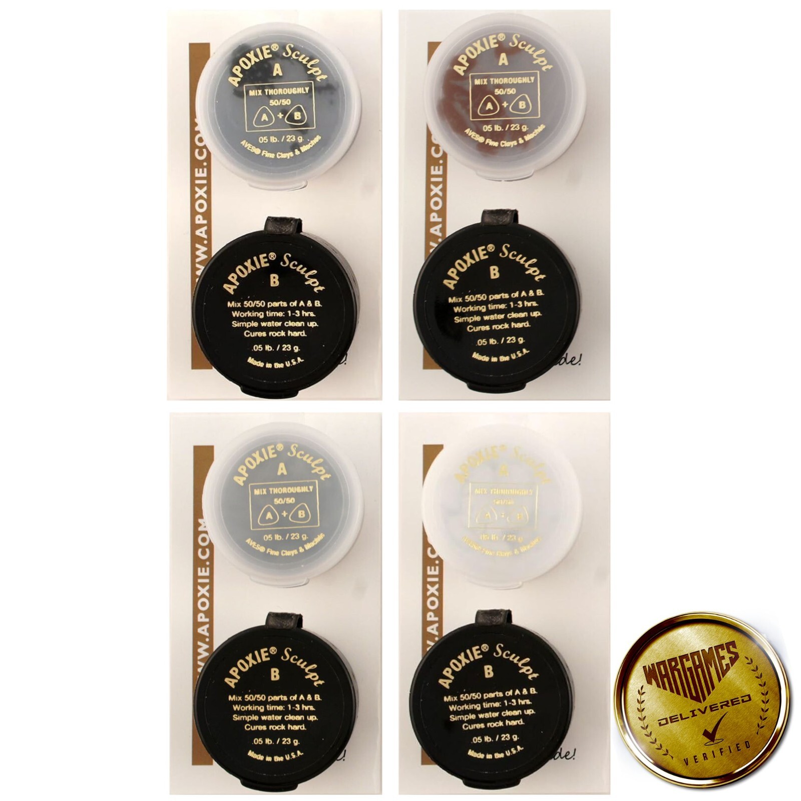 Aves Apoxie Sculpt 1/10th 0.10 Lb Air Dry Modeling Compound Self Hardening Mini