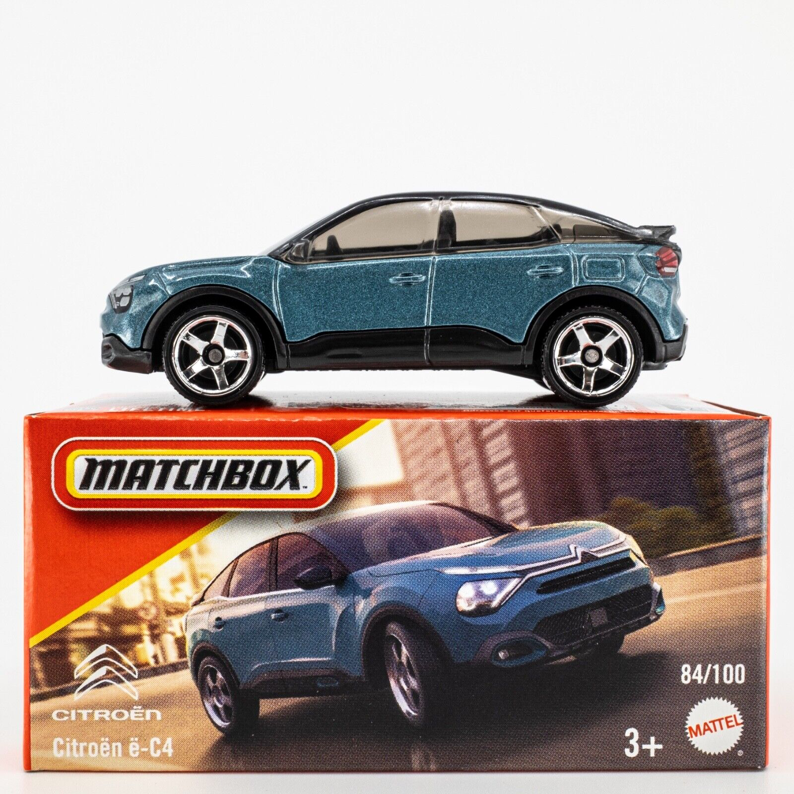 2024 Matchbox Power Grabs #84 Citroën ë-C4 ICELAND BLUE