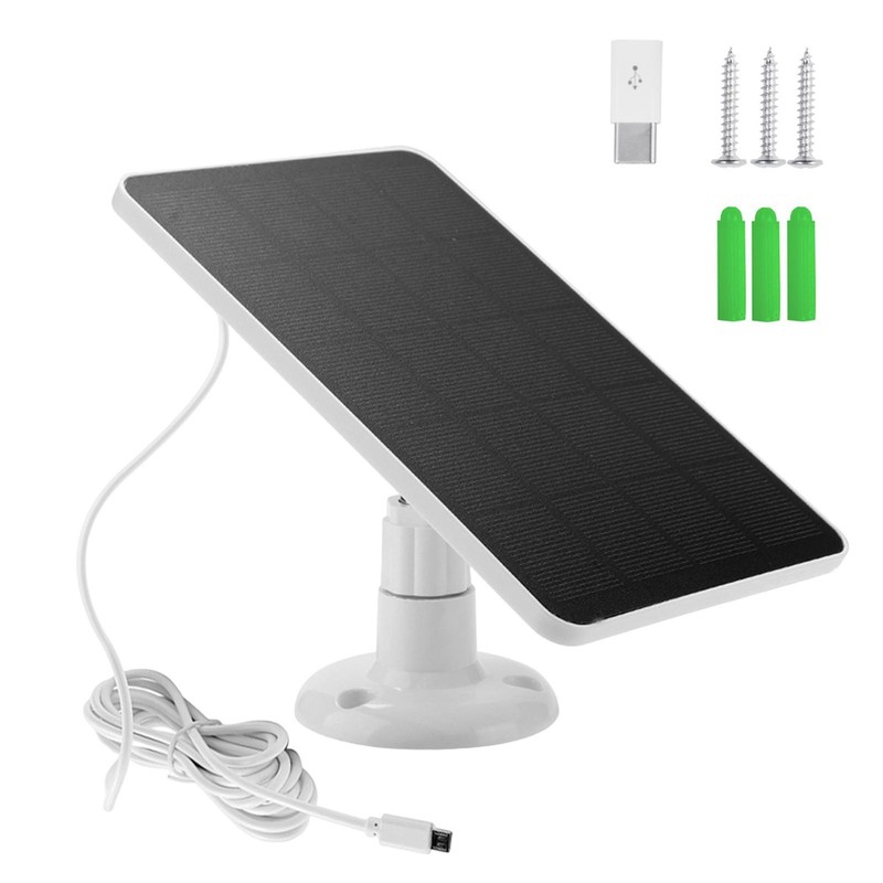 4W 5V Low Power Consumption Solar Panel For Outdoor Security Surveillance Camera