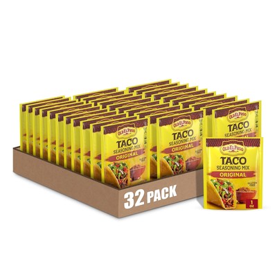 Old El Paso Taco Seasoning Mix Original Flavor 1 oz. Pack of 32