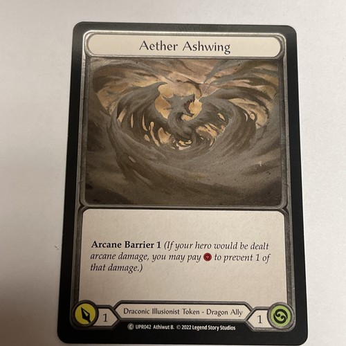 Aether Ashwing // Ash - Uprising Cold Foil - Flesh and Blood | eBay