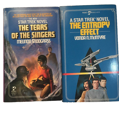 Star Trek, TOS: The Tears of the Singers, & The Entropy Effect - PB - NEW