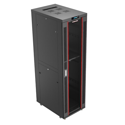 Sysracks 32U 32'' Deep IT Free Standing Server Rack Cabinet Enclosure BONUS Free 