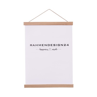 Rahmendesign24 Magnetische Posterschiene Posterleiste Posterrahmen Posterhänger
