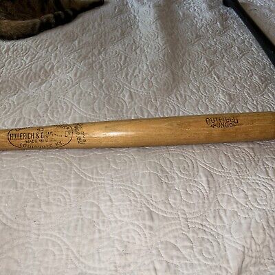 37” VINTAGE LOUISVILLE SLUGGER GAME USED OUTFIELD FUNGO BAT