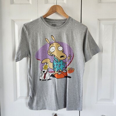 Nickelodeon Womens T-Shirt Sz Medium Rocko's Modern Life Short Sleeve Graphic