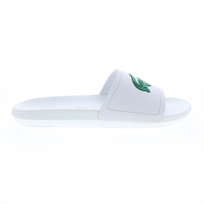 

Lacoste Croco Slide 119 1 Cma Мужские Белые Синтетические Шлепанцы Сандалии Обувь 11, Белый, Lacoste Croco Slide 119 1 Cma